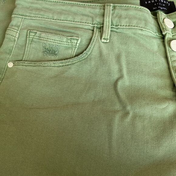 Sanctuary Pants NWT Sanctuary Denim Sz 32 Raw Hem Wide Leg Crop Pant Inseam 27” - Picture 7 of 9